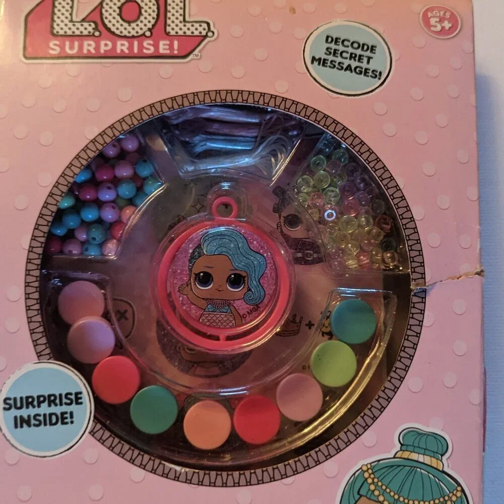 NWT LOL Surprise! Secret Message Jewelry Pink L.O.L. Dolls Crafts Toys Kit NEW